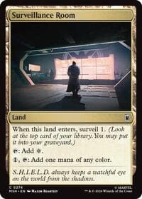 Surveillance Room - Marvel Super Heroes - Magic: The Gathering card