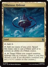 Villainous Hideout - Marvel Super Heroes - Magic: The Gathering card