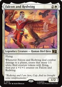 Falcon and Redwing - Commander: Marvel Super Heroes - Magic: The Gathering card