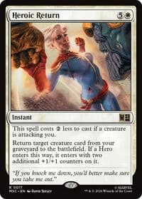 Heroic Return - Commander: Marvel Super Heroes - Magic: The Gathering card