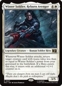 Winter Soldier, Reborn Avenger - Commander: Marvel Super Heroes - Magic: The Gathering card