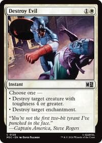 Destroy Evil - Commander: Marvel Super Heroes - Magic: The Gathering card