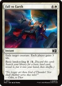 Fall to Earth - Commander: Marvel Super Heroes - Magic: The Gathering card