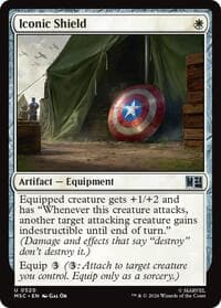 Iconic Shield - Commander: Marvel Super Heroes - Magic: The Gathering card