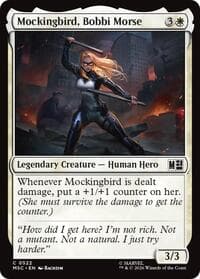 Mockingbird, Bobbi Morse (0522) - Commander: Marvel Super Heroes - Magic: The Gathering card