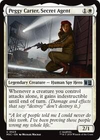 Peggy Carter, Secret Agent - Commander: Marvel Super Heroes - Magic: The Gathering card
