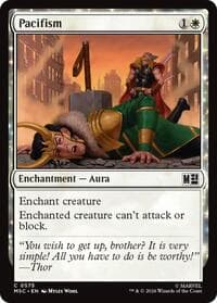 Pacifism - Commander: Marvel Super Heroes - Magic: The Gathering card