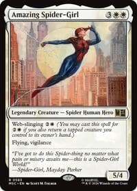 Amazing Spider-Girl - Commander: Marvel Super Heroes - Magic: The Gathering card