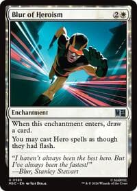Blur of Heroism - Commander: Marvel Super Heroes - Magic: The Gathering card