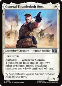 General Thunderbolt Ross - Commander: Marvel Super Heroes - Magic: The Gathering card