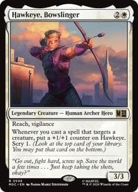 Hawkeye, Bowslinger - Commander: Marvel Super Heroes - Magic: The Gathering card