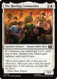 The Howling Commandos - Commander: Marvel Super Heroes - Magic: The Gathering card