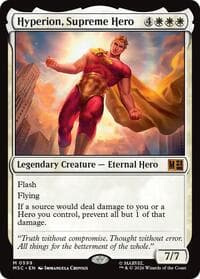 Hyperion, Supreme Hero - Commander: Marvel Super Heroes - Magic: The Gathering card