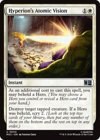 Hyperion's Atomic Vision - Commander: Marvel Super Heroes - Magic: The Gathering card