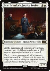 Matt Murdock, Justice Seeker - Commander: Marvel Super Heroes - Magic: The Gathering card