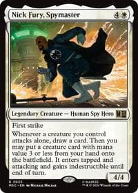 Nick Fury, Spymaster - Commander: Marvel Super Heroes - Magic: The Gathering card