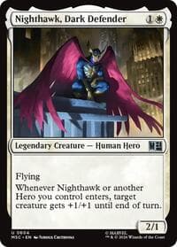 Nighthawk, Dark Defender - Commander: Marvel Super Heroes - Magic: The Gathering card