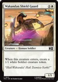 Wakandan Shield Guard - Commander: Marvel Super Heroes - Magic: The Gathering card