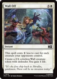 Wall Off - Commander: Marvel Super Heroes - Magic: The Gathering card