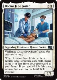 Doctor Jane Foster - Commander: Marvel Super Heroes - Magic: The Gathering card