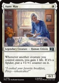 Aunt May - Commander: Marvel Super Heroes - Magic: The Gathering card