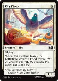 City Pigeon - Commander: Marvel Super Heroes - Magic: The Gathering card