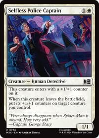Selfless Police Captain - Commander: Marvel Super Heroes - Magic: The Gathering card