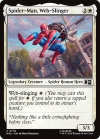 Spider-Man, Web-Slinger - Commander: Marvel Super Heroes - Magic: The Gathering card