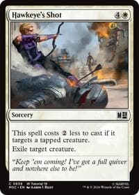 Hawkeye's Shot (0839) - Commander: Marvel Super Heroes - Magic: The Gathering card