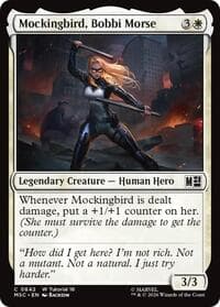 Mockingbird, Bobbi Morse (0842) - Commander: Marvel Super Heroes - Magic: The Gathering card