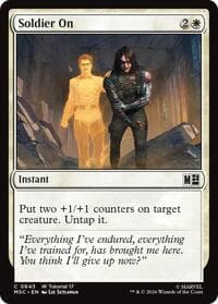 Soldier On (0843) - Commander: Marvel Super Heroes - Magic: The Gathering card