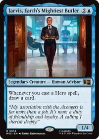 Jarvis, Earth's Mightiest Butler - Commander: Marvel Super Heroes - Magic: The Gathering card