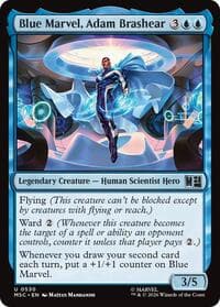 Blue Marvel, Adam Brashear - Commander: Marvel Super Heroes - Magic: The Gathering card