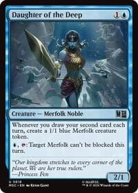 Daughter of the Deep - Commander: Marvel Super Heroes - Magic: The Gathering card