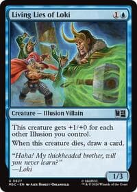 Living Lies of Loki - Commander: Marvel Super Heroes - Magic: The Gathering card