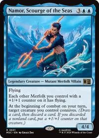 Namor, Scourge of the Seas - Commander: Marvel Super Heroes - Magic: The Gathering card