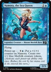 Namora, the Sea Queen - Commander: Marvel Super Heroes - Magic: The Gathering card