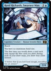 Reed Richards, Smartest Man - Commander: Marvel Super Heroes - Magic: The Gathering card