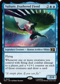 Vulture, Feathered Fiend - Commander: Marvel Super Heroes - Magic: The Gathering card