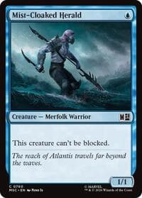 Mist-Cloaked Herald - Commander: Marvel Super Heroes - Magic: The Gathering card