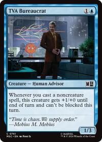 TVA Bureaucrat - Commander: Marvel Super Heroes - Magic: The Gathering card