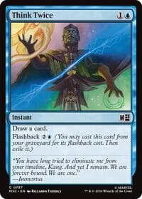 Think Twice - Commander: Marvel Super Heroes - Magic: The Gathering card