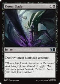 Doom Blade - Commander: Marvel Super Heroes - Magic: The Gathering card
