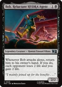 Bob, Reluctant HYDRA Agent - Commander: Marvel Super Heroes - Magic: The Gathering card