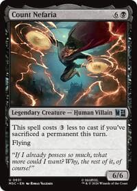 Count Nefaria - Commander: Marvel Super Heroes - Magic: The Gathering card