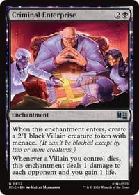 Criminal Enterprise - Commander: Marvel Super Heroes - Magic: The Gathering card