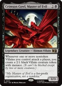 Crimson Cowl, Master of Evil - Commander: Marvel Super Heroes - Magic: The Gathering card
