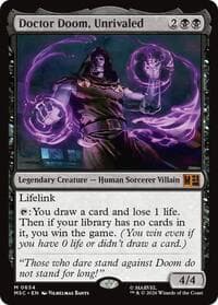 Doctor Doom, Unrivaled - Commander: Marvel Super Heroes - Magic: The Gathering card