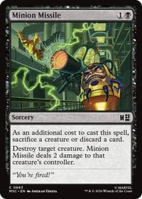 Minion Missile - Commander: Marvel Super Heroes - Magic: The Gathering card