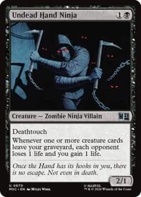Undead Hand Ninja - Commander: Marvel Super Heroes - Magic: The Gathering card